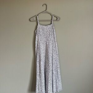 GAP Black and White Patterned Midi Dress